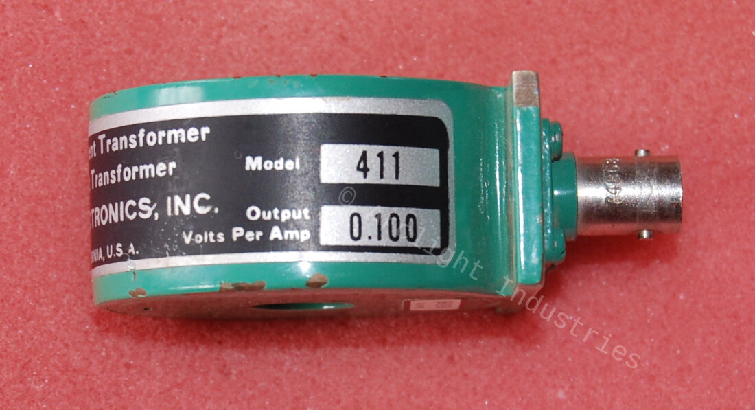 Pearson Model 411 Current Monitor Transformer Wideband Pulse 0.1V/A